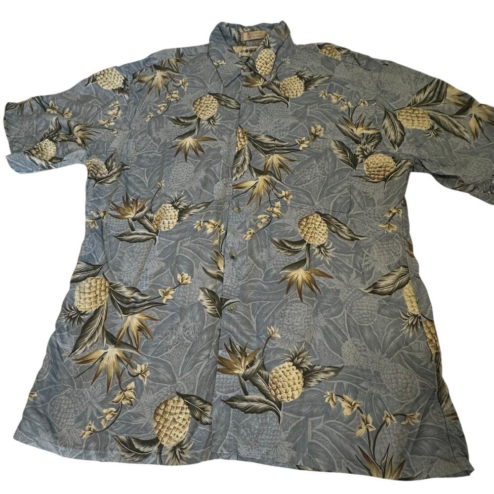 Campia Moda Rayon Hawaiian Tropical Shirt Large